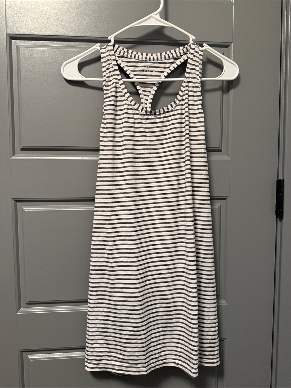 Athleta Striped Sleeveless Racerback Tank XL